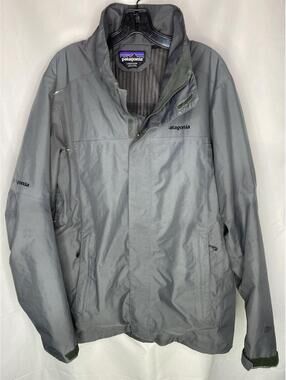 Patagonia H2NO Recco Jacket Shell Full Zip Mesh Inside Gray Men’s XL  NO HOOD